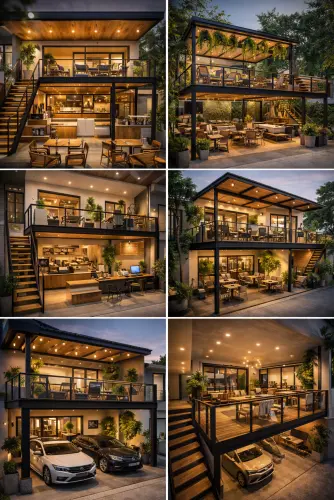 Mezannine Cafe Modern di Tambora