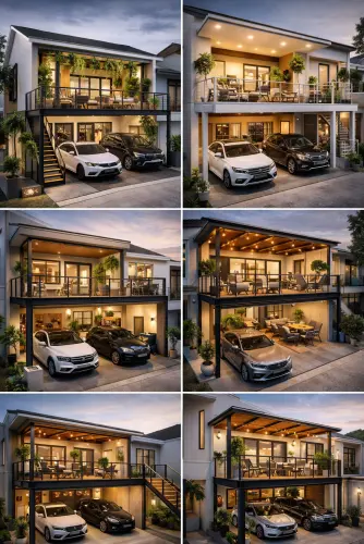 Mezannine Teras Rumah Keren di Tambora
